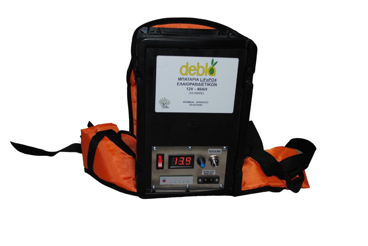 ΜΠΑΤΑΡΙΑ ΕΛΑΙΟΡΑΒΔ LIFE PO4 12V 40 AH ΜΕ ΡΥΘΜΙΣΤΗ